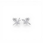 Orecchini a Lobo Ballerina Zirconata In Argento 925