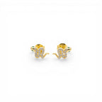 Orecchini Serpente Zirconati In Argento 925