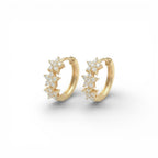 Orecchini Trilogia Floreale con Zirconi In Argento 925