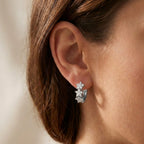 Orecchini Trilogia Floreale con Zirconi In Argento 925
