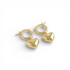 Orecchini Cuore Sospeso In Argento 925