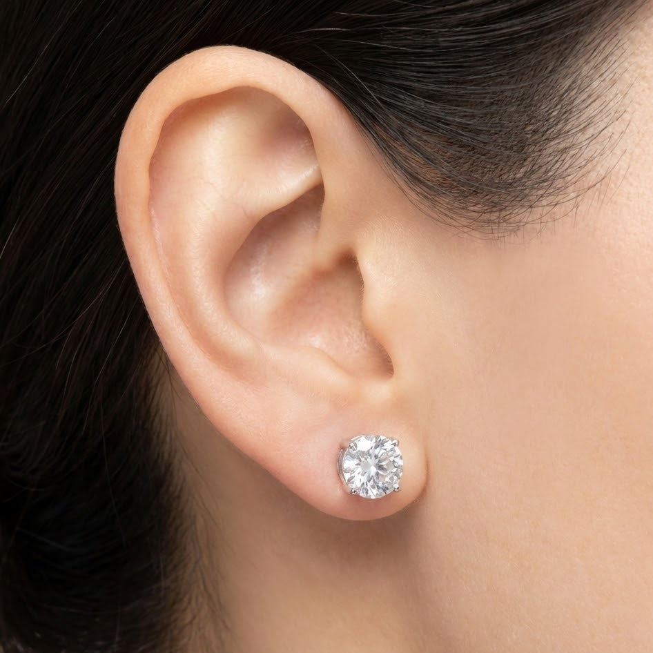 Orecchini Punto Luce In Argento 925