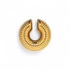 Ear Cuff Bold a Costine Croissant In Acciaio Inossidabile
