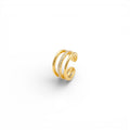 Ear Cuff Tripla Fascia con Zirconi In Acciaio Inossidabile