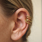 Set Ear Cuff Torchon In Acciaio Inossidabile