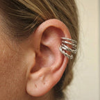 Set Ear Cuff Torchon In Acciaio Inossidabile