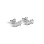 Orecchini Lineari Marquise con Zirconi In Acciaio Inossidabile