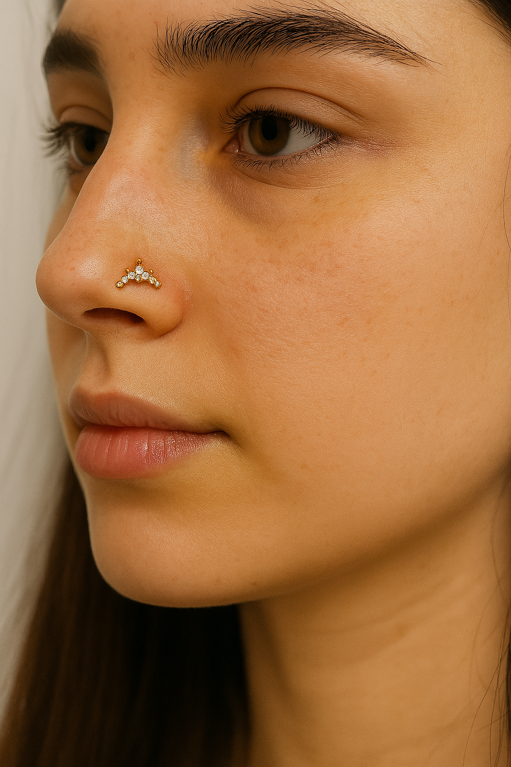 Piercing Fiore Elegante Argento