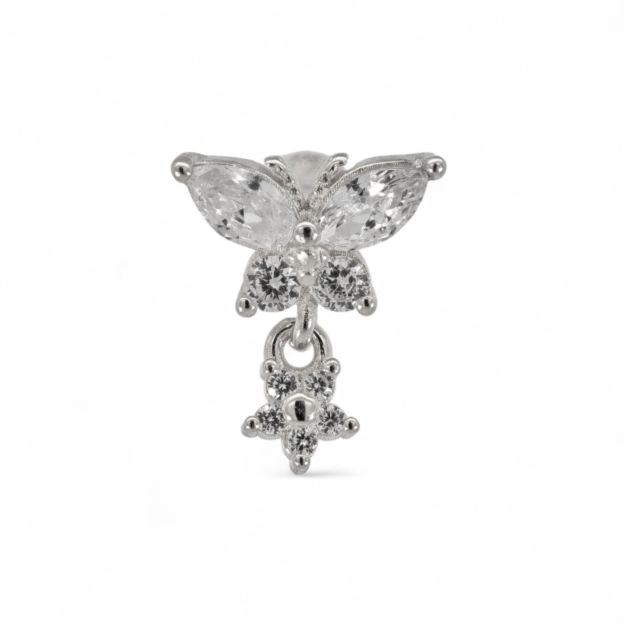 Piercing Farfalla con Pendente Argento