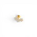 Piercing Bouquet di Fiori In Acciaio Inossidabile