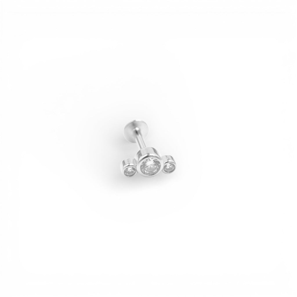 Piercing Tris di Luce In Argento 925