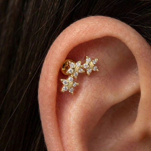 Piercing Stelle In Argento 925