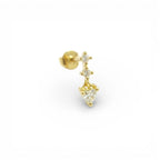 Piercing Scintilla Pura In Argento 925