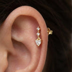Piercing Scintilla Pura In Argento 925