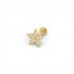 Piercing Fiore In Argento 925