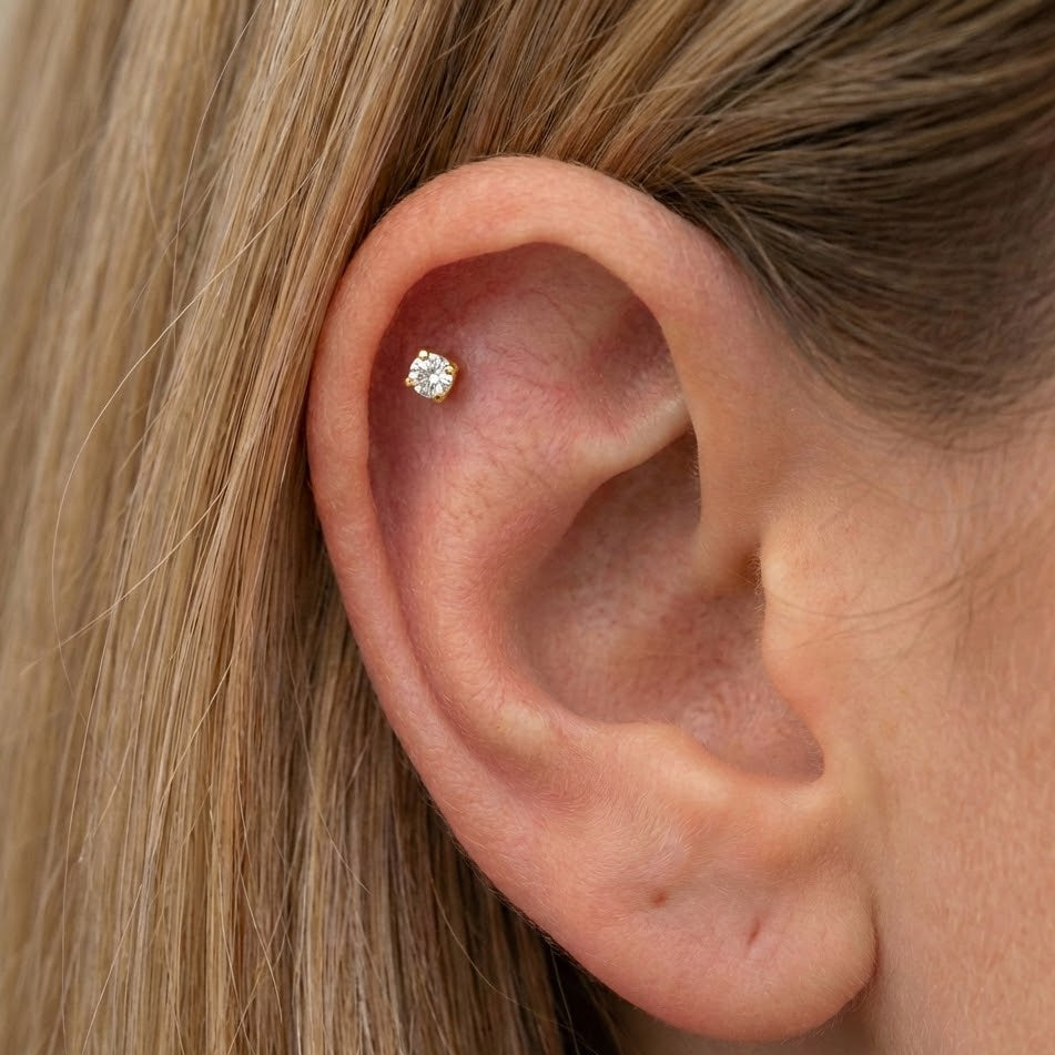 Piercing Punto Luce In Argento 925