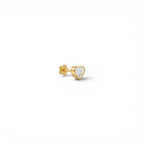 Piercing con Zircone a Cuore In Acciaio Inossidabile