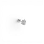 Piercing con Mezzaluna e Stella In Acciaio Inossidabile