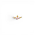 Piercing ad Arco con Fiore Rosa In Acciaio Inossidabile