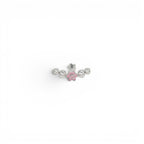 Piercing ad Arco con Fiore Rosa In Acciaio Inossidabile
