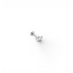 Piercing Tris Navette In Acciaio Inossidabile