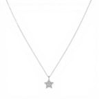 Collana Stella con Pavé e Punto Luce in Argento 925