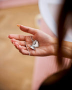 Collana in Acciaio con Ciondolo a Cuore Apribile