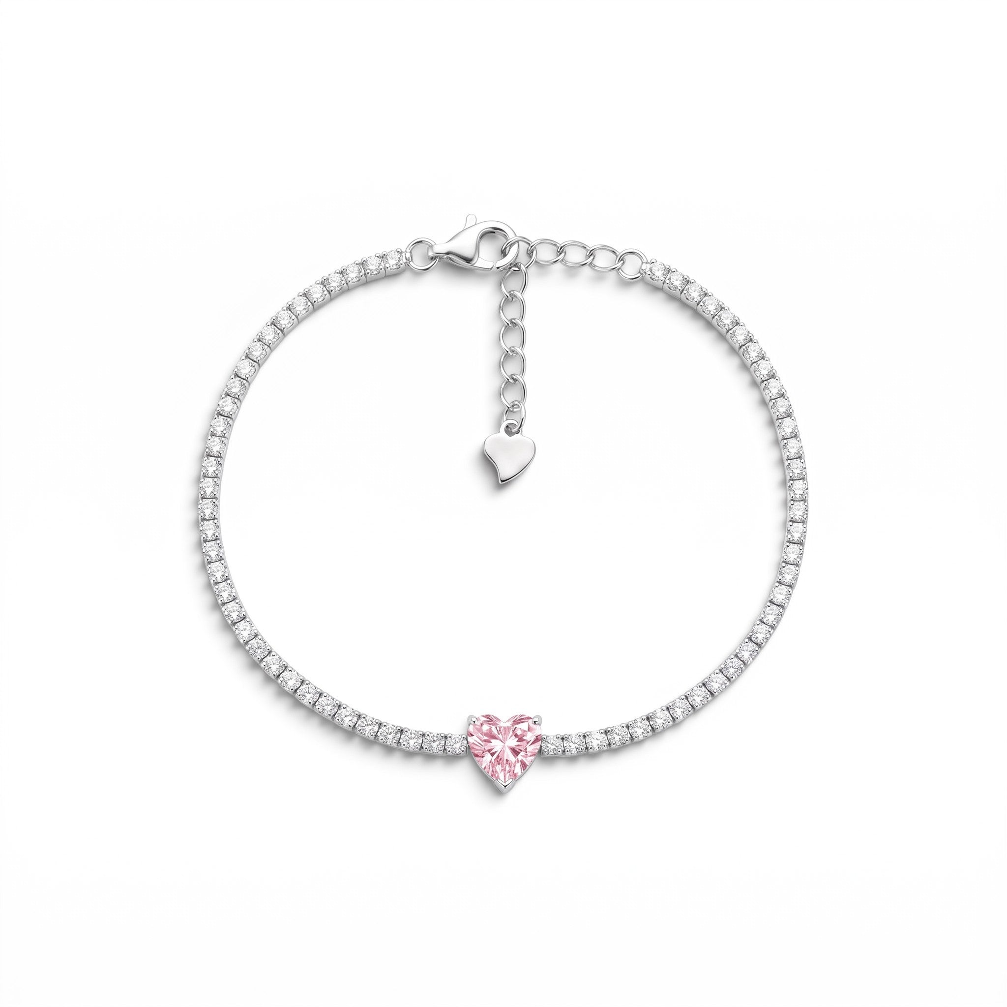 Bracciale Tennis Love In Argento 925