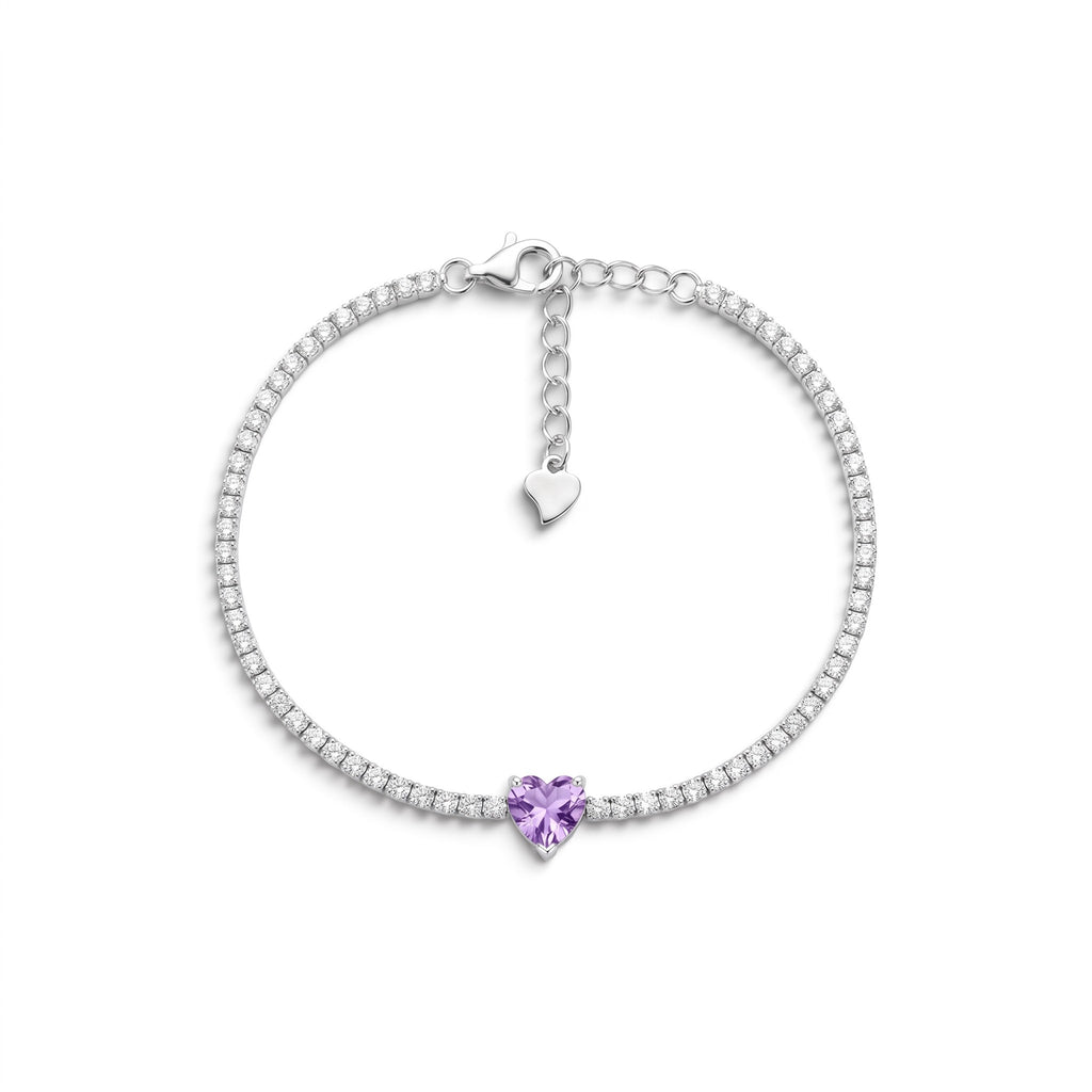 Bracciale Tennis Love In Argento 925