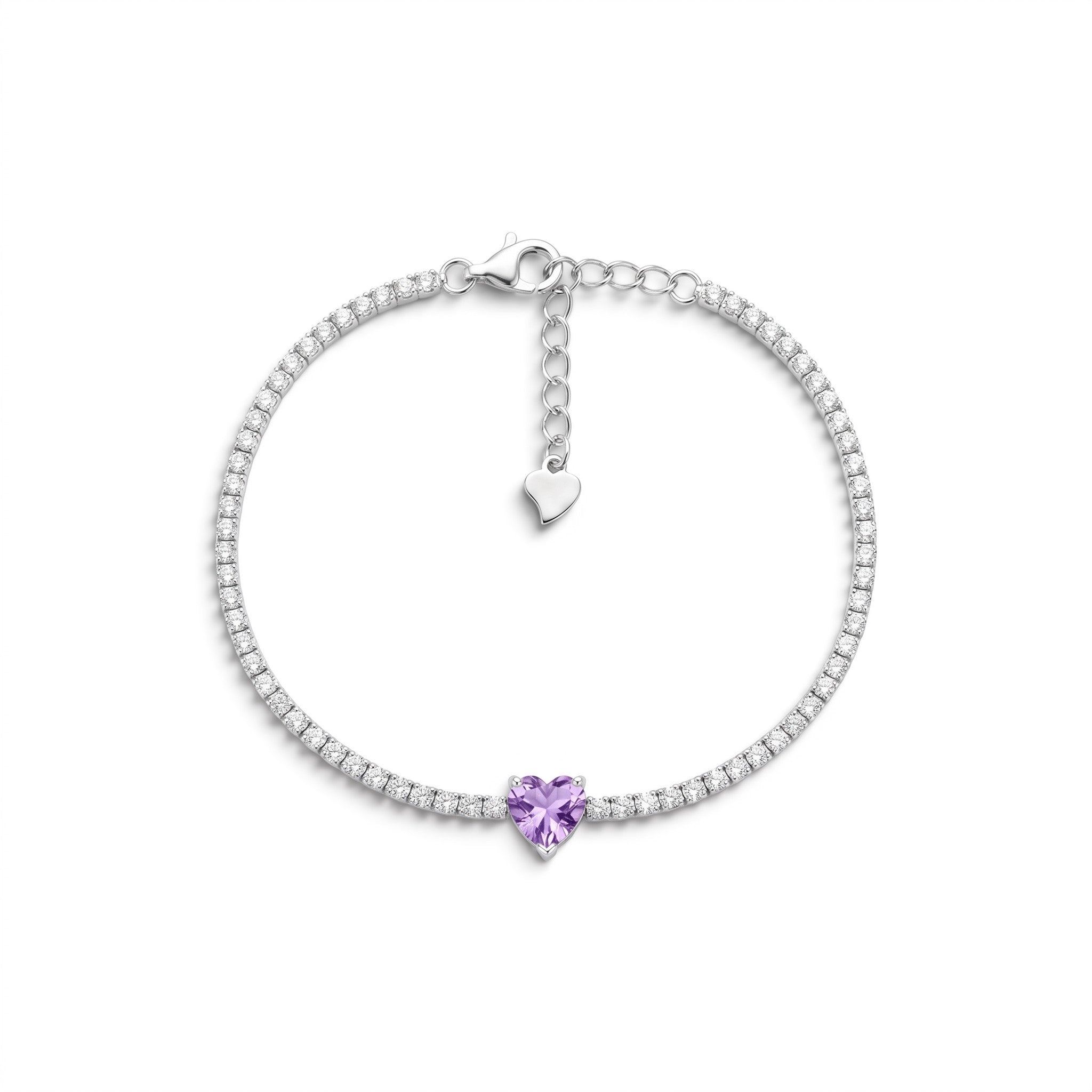 Bracciale Tennis Love In Argento 925