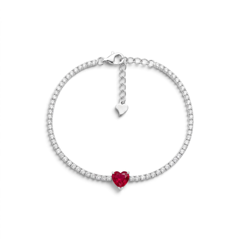 Bracciale Tennis Love In Argento 925