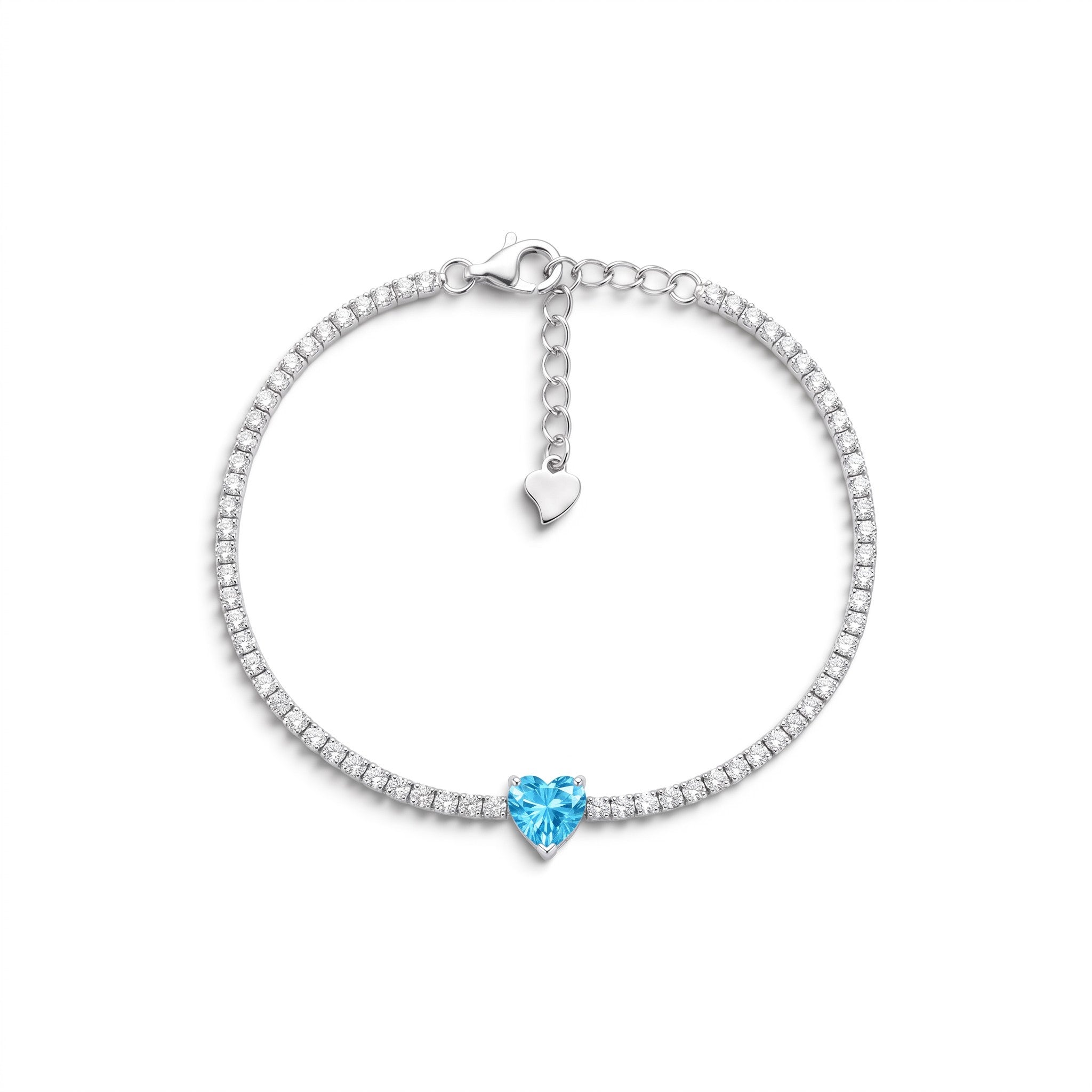 Bracciale Tennis Love In Argento 925