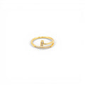 Anello Nail Sparkle in Acciaio Inossidabile