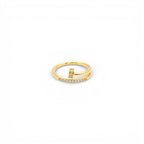Anello Nail Sparkle in Acciaio Inossidabile