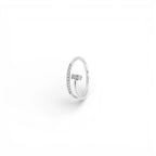 Anello Nail Sparkle in Acciaio Inossidabile