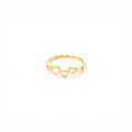 Anello Fascia Cuori Traforati In Argento 925