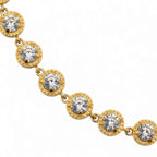 Bracciale Tennis con Zirconi Bianchi in Acciaio Inossidabile
