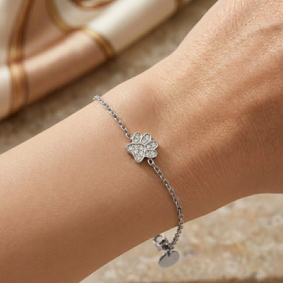 Bracciale Zampa In Acciaio Inossidabile