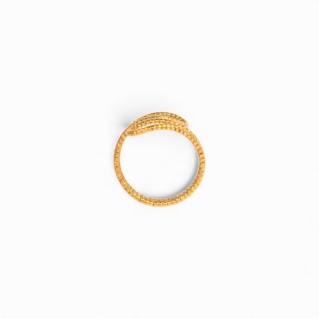 Anello Spirale Twist Sottile In Acciaio Inossidabile