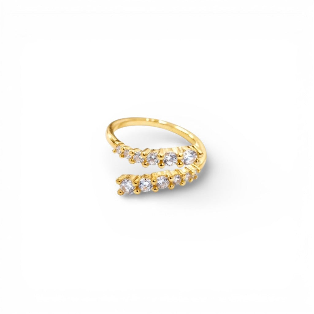 Anello Minimalista Regolabile In Argento 925