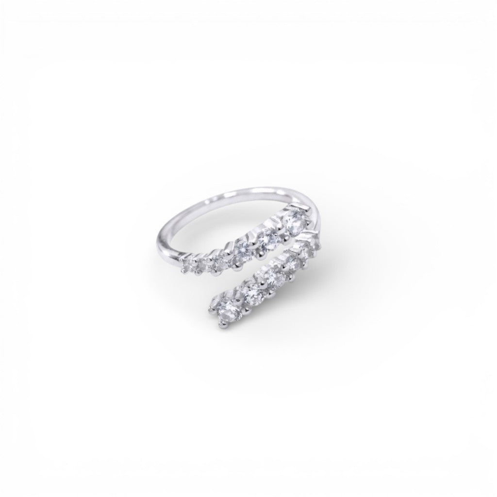 Anello Minimalista Regolabile In Argento 925