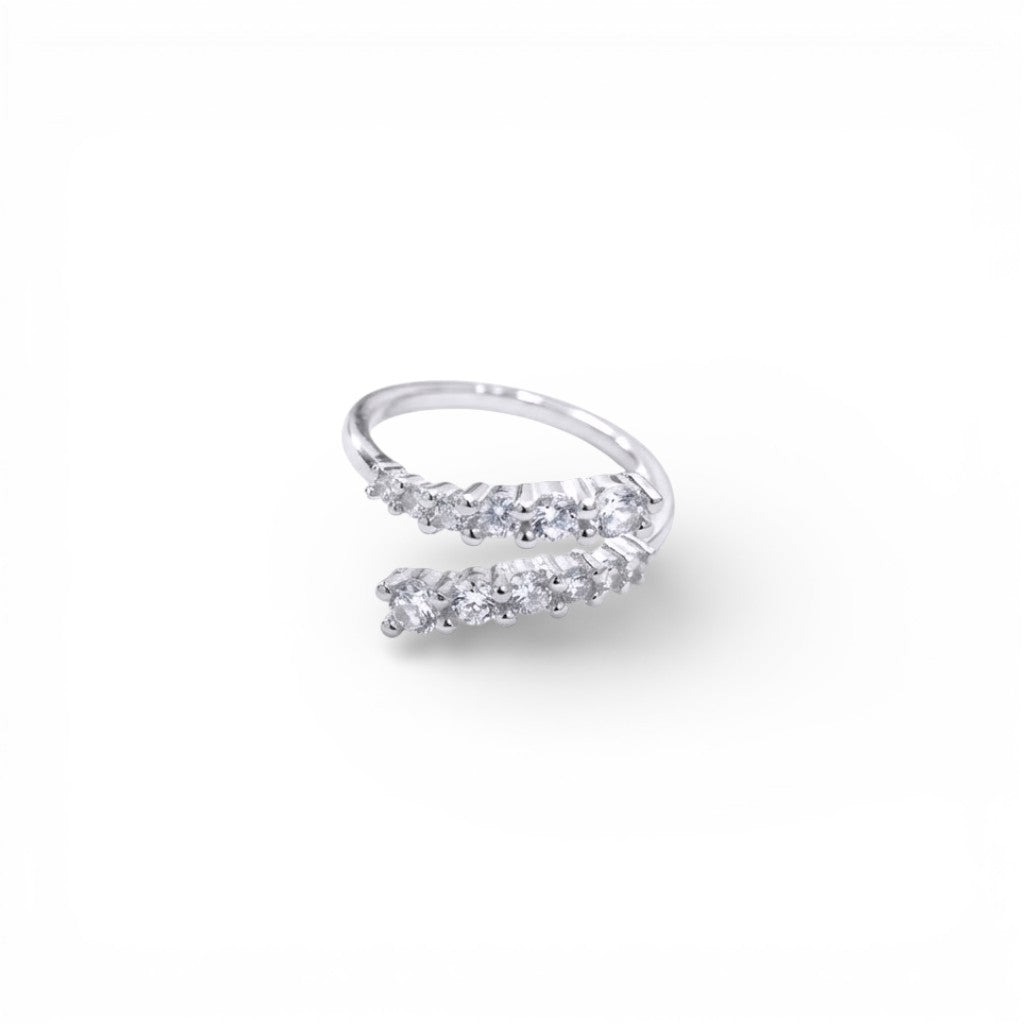 Anello Minimalista Regolabile In Argento 925