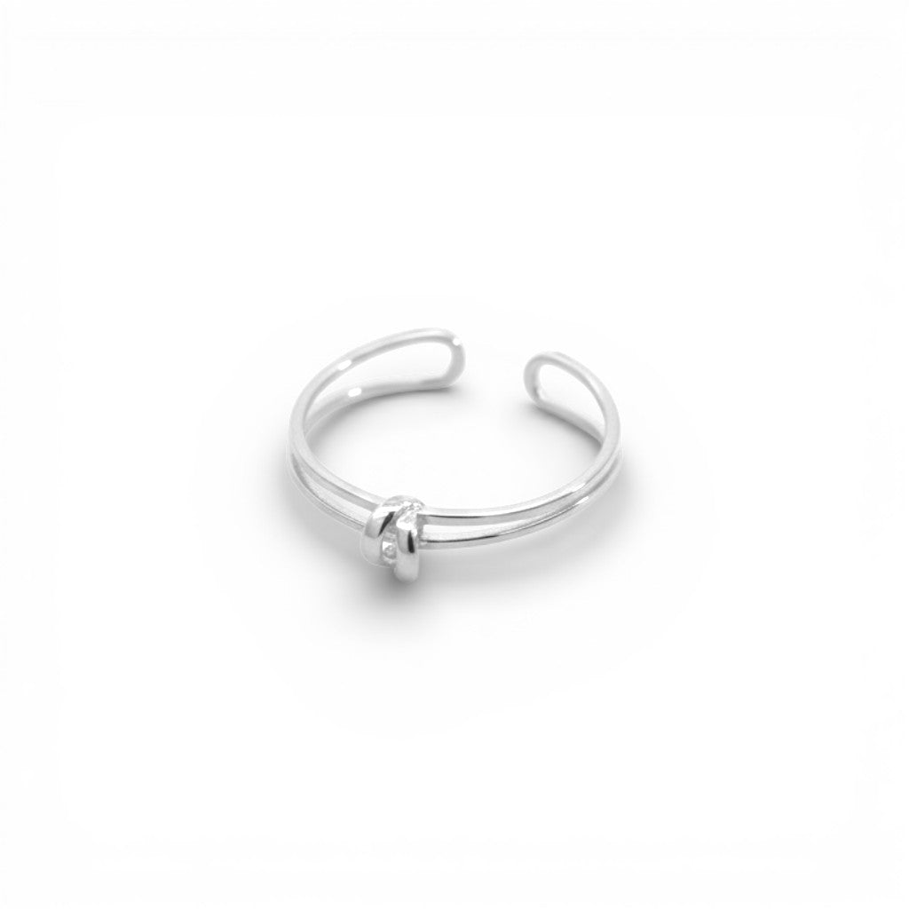 Anello Nodo In Argento 925