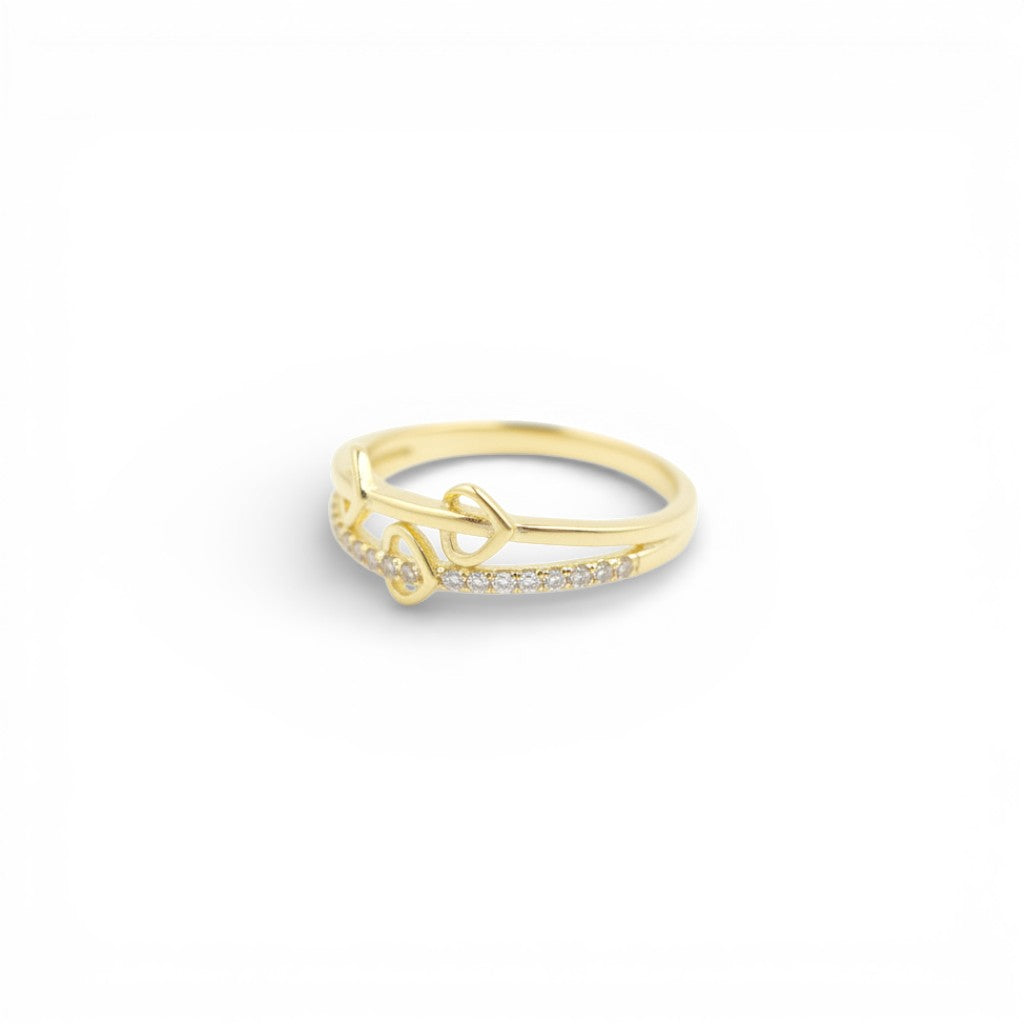 Anello Tris di Cuori In Argento 925