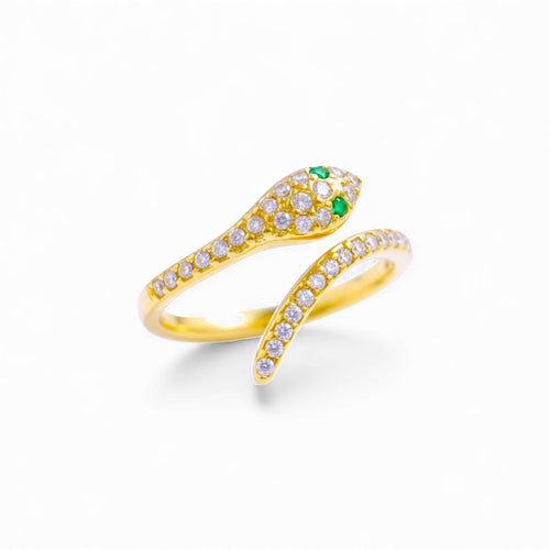 Anello a Fascia con Trama Serpente Intrecciata In Acciaio Inossidabile