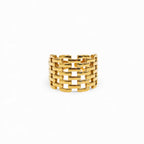 Anello Fascia Maglia In Acciaio Inossidabile