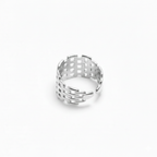 Anello Fascia Maglia In Acciaio Inossidabile
