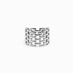 Anello Fascia Maglia In Acciaio Inossidabile