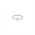 Anello Torchon con Cuore Centrale In Argento 925