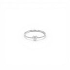Anello Torchon con Cuore Centrale In Argento 925
